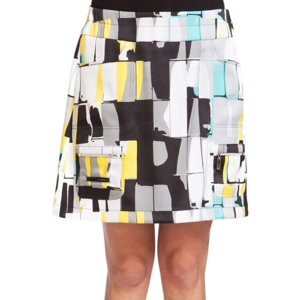 Jamie Sadock Skinnylicious Skort size 14 Multicolor Artsy Golf Pickle Ball